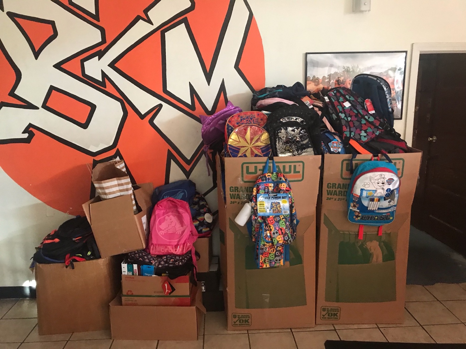 Backpacks and school supplies collected for BKM youth and families